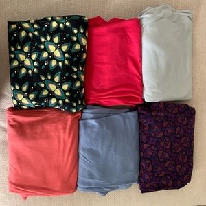 6 Pair LulaRoe Buttery Soft Leggings